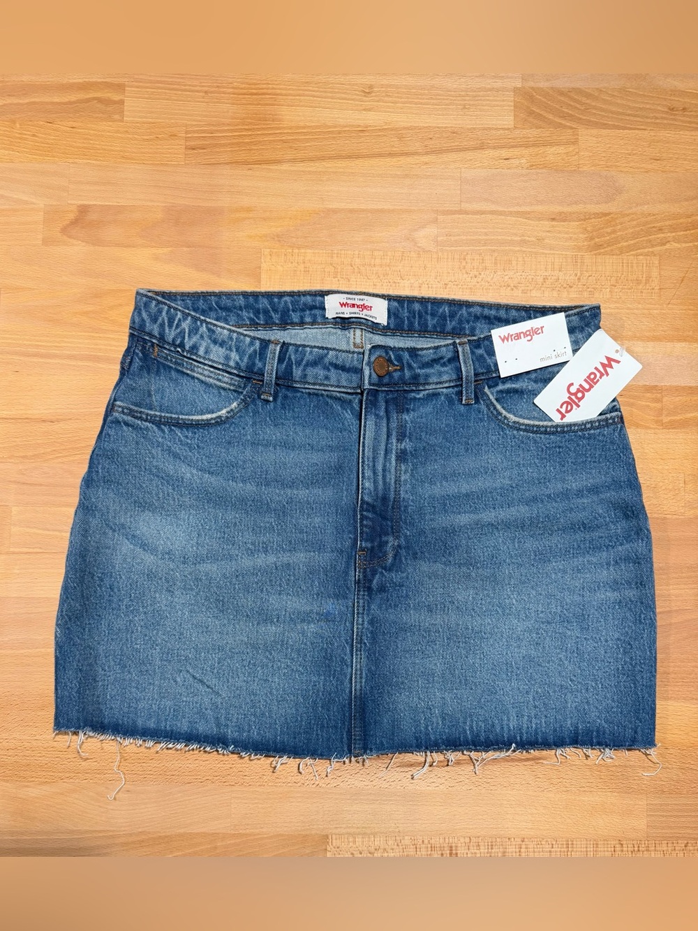 Wrangler Denim Mini Skirt size 10